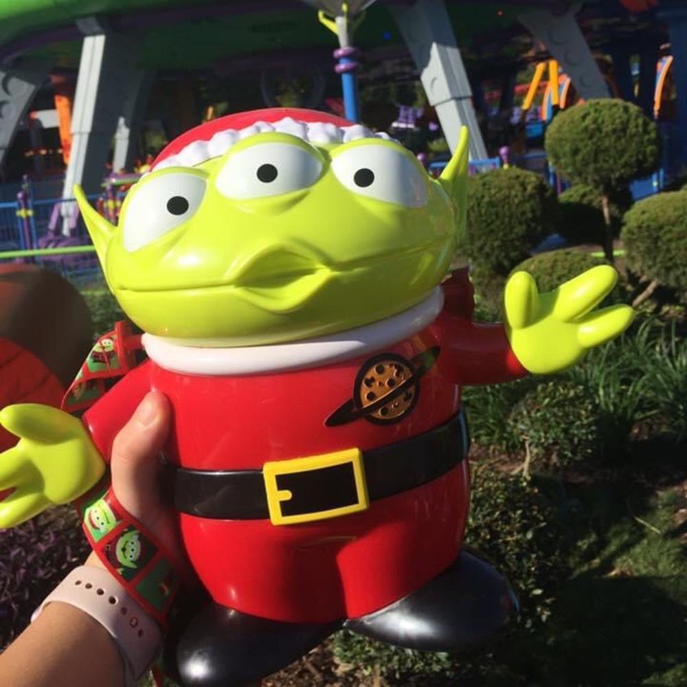 Disney Christmas Alien Popcorn Bucket